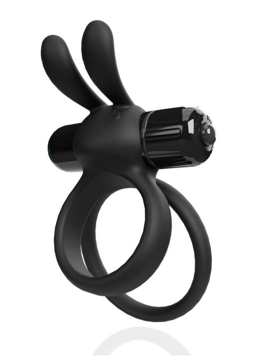 Screaming O 4B Ohare XL Silicone Vibrating Cock Ring - Black