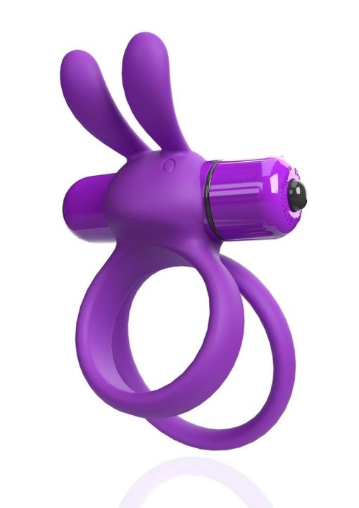 Screaming O 4B Ohare XL Silicone Vibrating Cock Ring - Grape