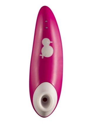 Romp Shine Rechargeable Silicone Clitoral Air Stimulator - Pink/White