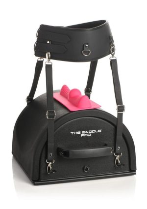 Master Series Forced Orgasm Saddle Straps Orgasm Belt for Saddle Pro Machine - Black