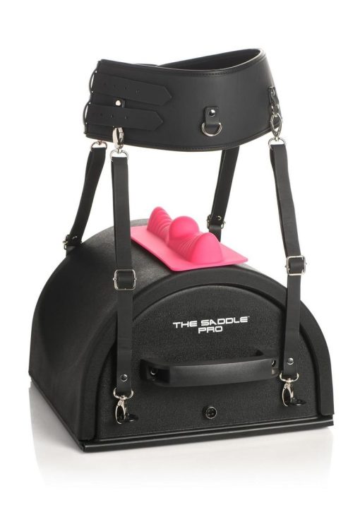 Master Series Forced Orgasm Saddle Straps Orgasm Belt for Saddle Pro Machine - Black