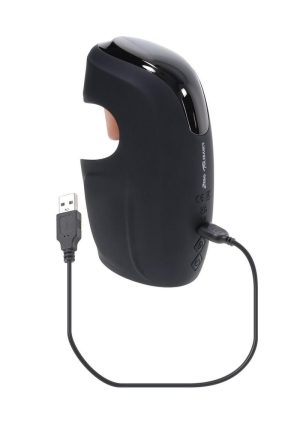 Zero Tolerance Lick the Tip Rechargeable Silicone Mouth Masturbator - Black