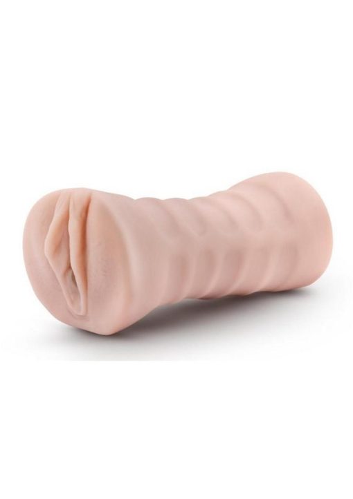 EnLust Ayumi Dual End Vibrating Stroker - Pussy - Vanilla