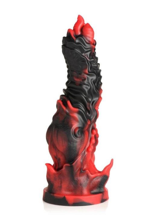 Creature Cocks Mephisto Silicone Dildo - Red/Black