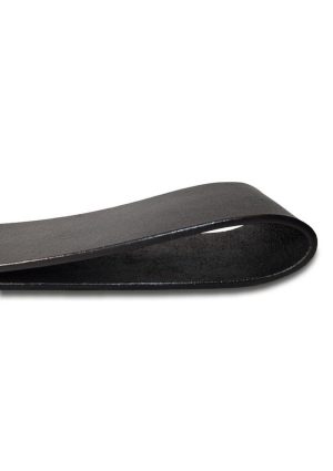 Prowler RED Leather and Wood Flapper Paddle - Black/Brown