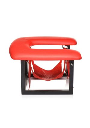 Master Series Face Rider Queening Chair - Red/Black