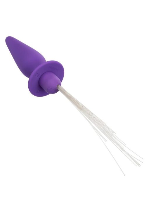 Southern Lights Rechargeable Silicone Vibrating Light Up Anal Probe - Purple