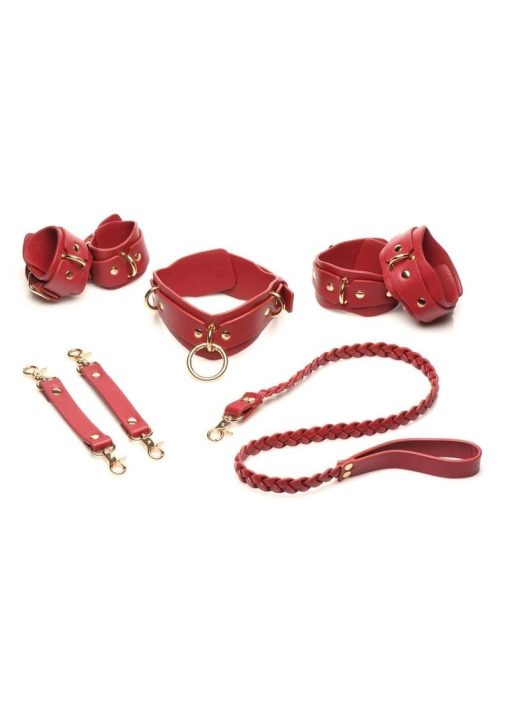Bedroom Bliss Lover`s Restraints Set - Red