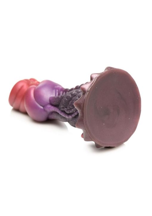 Creature Cocks Deep Diver Silicone Dildo - Red/Brown