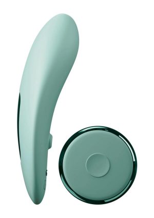 JimmyJane Ascend 3 Silicone Vibrating Massager with Remote Control - Teal
