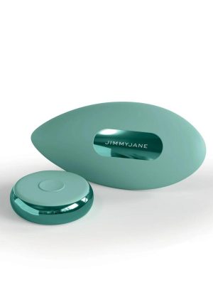 JimmyJane Ascend 3 Silicone Vibrating Massager with Remote Control - Teal