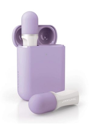 JimmyJane Hello Touch Pro Rechargeable Finger Massagers with Remote Control - Lavender/White