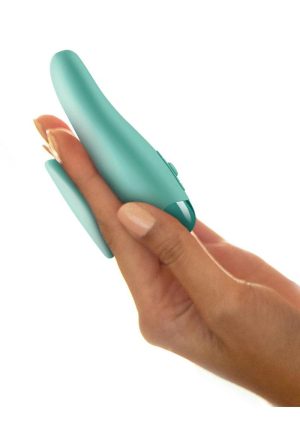 JimmyJane Form 2 Gripp Rechargeable Silicone Finger Massager - Teal