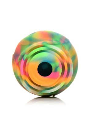 Bloomgasm Glow Rose Rechargeable Silicone Glow-in-the-Dark Rose Clit Stimulator - Multicolor