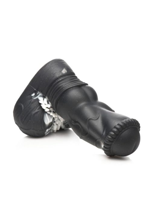 Creature Cocks Venom Silicone Dildo - Black/White