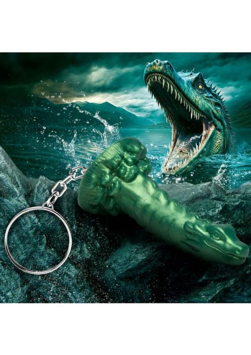 Creature Cocks Cockness Monster Keychain - Green
