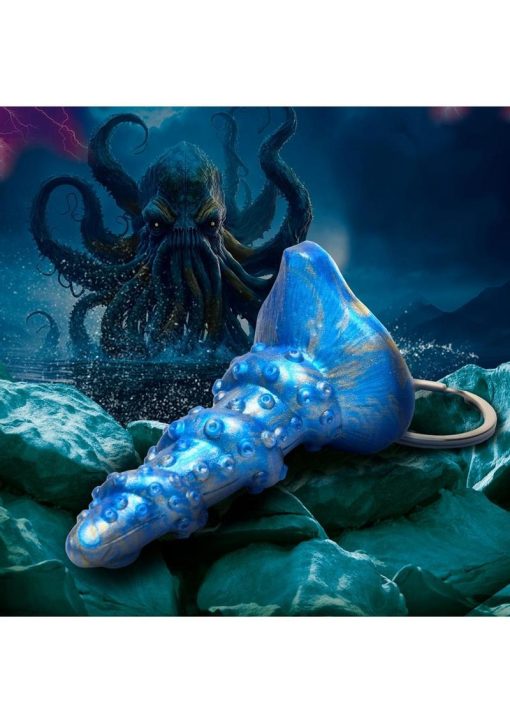Creature Cocks Lord Kraken Keychain - Blue