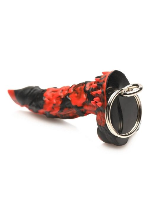 Creature Cocks Fire Demon Keychain - Red/Black