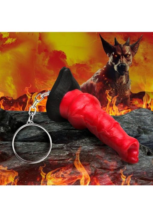 Creature Cocks Hell-Hound Keychain - Red
