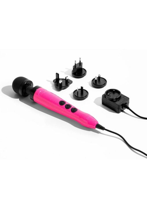 Doxy Die Cast 3 Wand Plug-In Wand Massager - Hot Pink