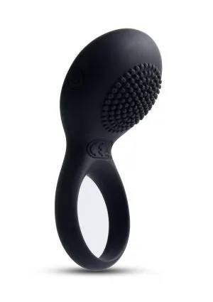 Svakom Tyler Silicone Rechargeable Clitoral Stimulating Couple`s Ring - Black