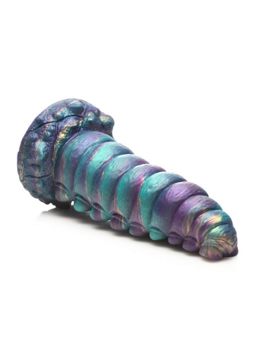 Creature Cock Chrysalis Silicone Dildo - Blue/Purple/Gold
