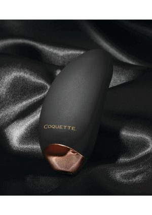 Coquette The Lay Me Down Rechargeable Silicone Massager  - Black/Gold