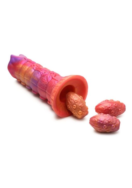 Creature Cocks Nymphoid Ovipositor Silicone Dildo - Multicolor