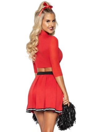 and Pom Poms (3 Piece) - M/L - Red