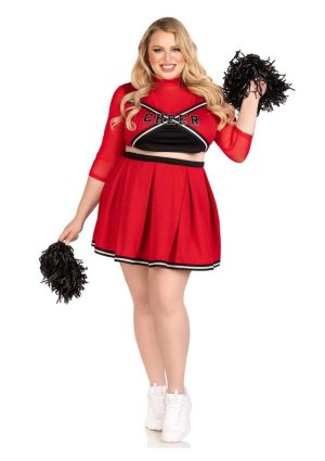 Leg Avenue Varsity Babe Set Crop Top with Cheer Logo