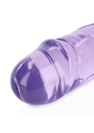 RealRock Crystal Clear Double Dong 13in - Purple