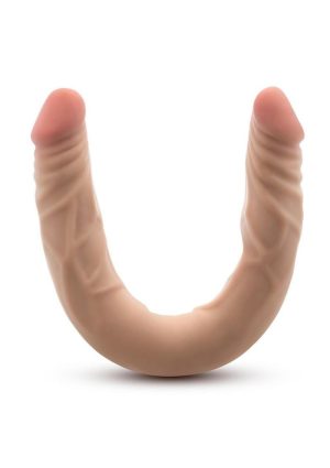 Dr. Skin Plus Posable Double Dong 14in - Vanilla