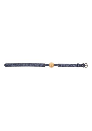 Sex and Mischief Cougar Ball Gag - Navy/Gold