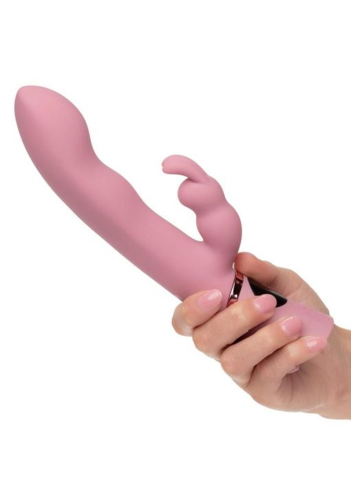 Orgasmatron Digital G-Bunny Rechargeable Silicone Rabbit - Pink