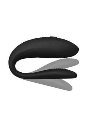Fifty Shades of Grey X We-Vibe Moving As One Rechargeable Silicone Couples Kit - Black