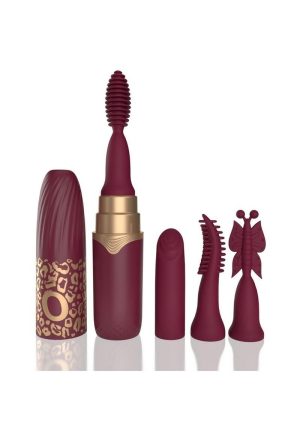 My Secret Premium Rechargeable Lipstick Vibrator - Merlot