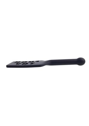 Edge FUCK TOY Silicone Paddle - Black