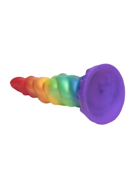 Creature Cocks Magic Rider Unicorn Silicone Dildo - Rainbow