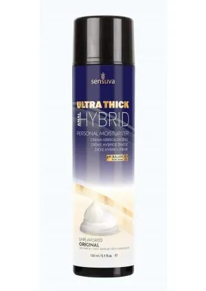 Sensuva Ultra-Thick Anal Hybrid Lubricant Original Unflavored 5.1oz