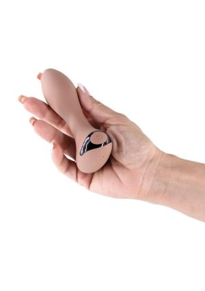 Lust-N-Dreams Tango Rechargeable Silicone Anal Plug - Brown