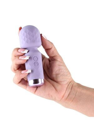 Lust-N-Dreams Salsa Rechargeable Silicone Petite Body Wand - Lavender
