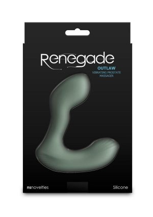 Renegade Outlaw Rechargeable Silicone Prostate Stimulator - Green