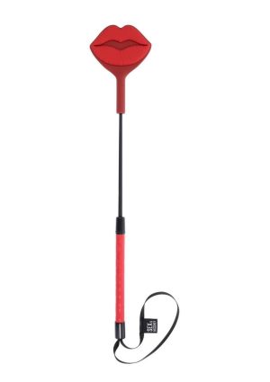 Sex and Mischief Ex`s andamp; Oh`s Kiss Silicone Crop - Red/Black