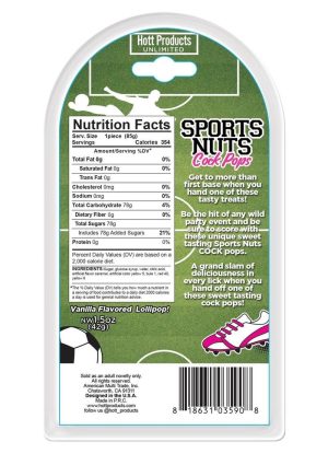 Sports Nuts Cock Pop Soccer Balls - Caramel
