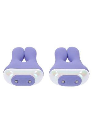 Playboy In A Pinch Nipple Clamps - Purple