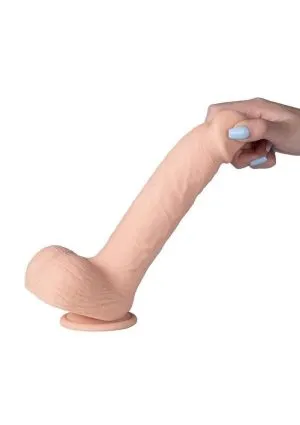 Kenzo App Controlled Big Realistic Thrusting Rechargeable Silicone Dildo  9.5 In - Caramel