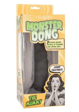 Monster Dong The Mummy Silicone Dildo - Black