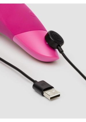 Womanizer Enhance Rechargeable Silicone Clitoral Stimulator - Vibrant Pink