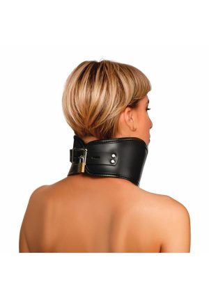 Master Series Hard Stance Padded Lock Posture Collar - Black
