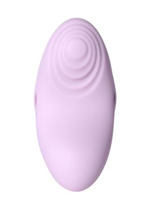 Svakom Echo 2 App Compatible Rechargeable Silicone Heated Finger Vibrator - Pink Lilac